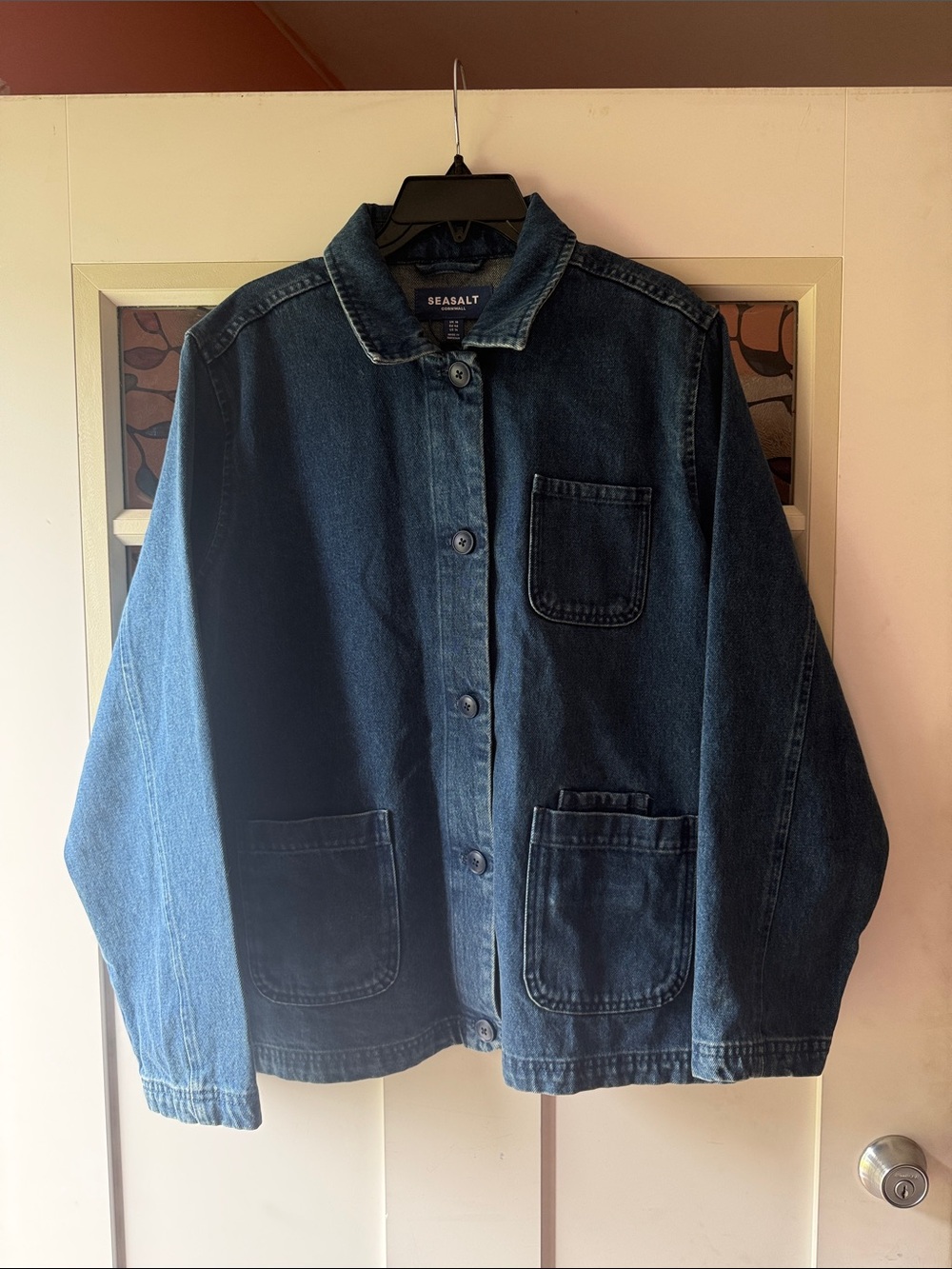 Seasalt Women's Dark Blue Denim Jean Jacket